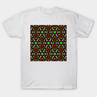 Holly Leaf Pattern T-Shirt